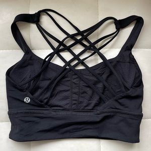 Lululemon long line criss cross sports bra - sz 8